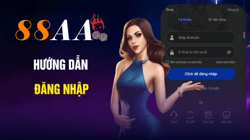 Hướng dẫn đăng nhập 88aa