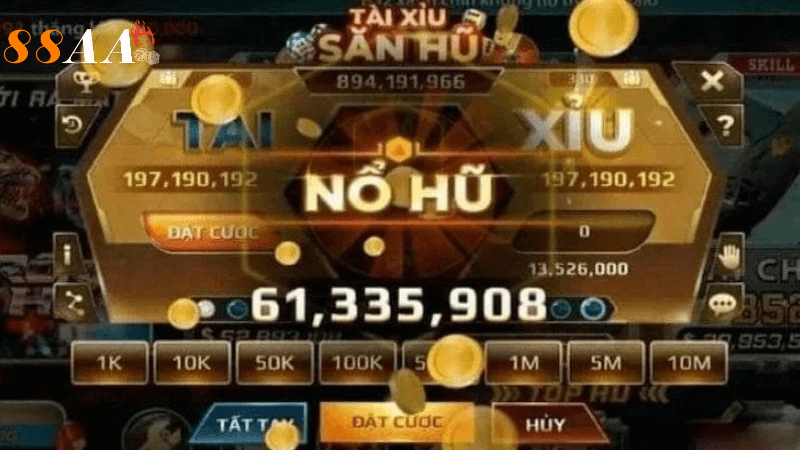 Tài xỉu nổ hũ tại 88aa